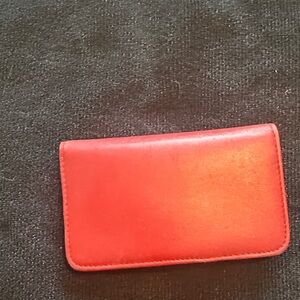 Leather credit card wallet
